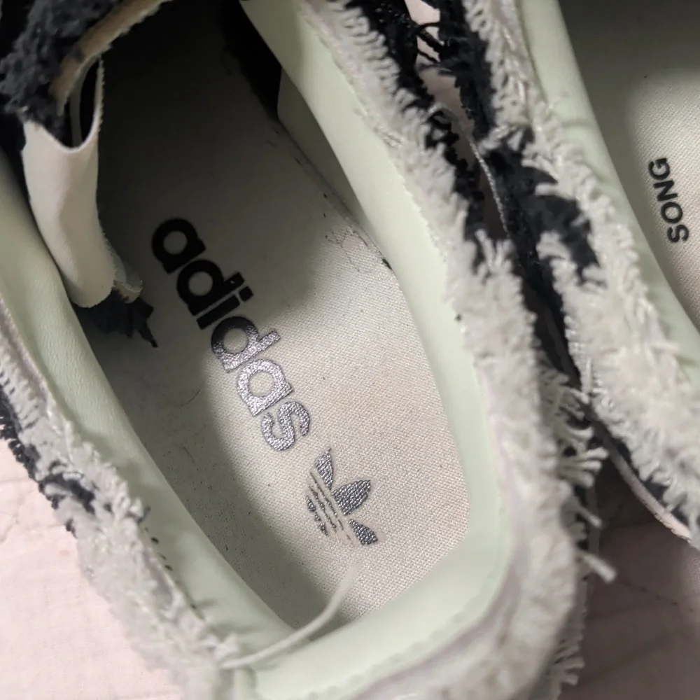 Adidas Campus 80s X S.F.T.M. Black Canvas Low-Top Sneakers with White Stripes